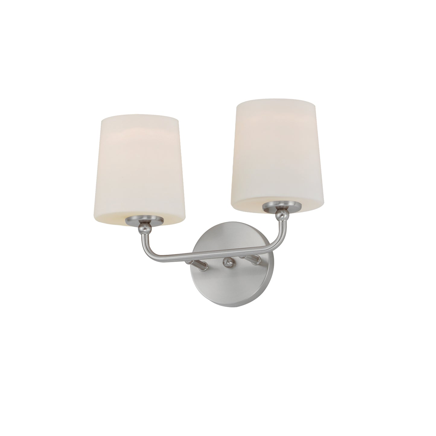 Bristol 2-Light Sconce Satin Nickel by Maxim Lighting