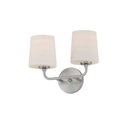 Bristol 2-Light Sconce Satin Nickel by Maxim Lighting