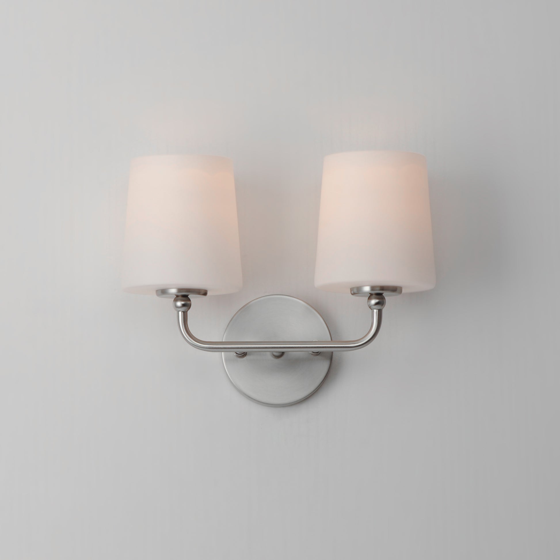 Bristol 2-Light Sconce Satin Nickel by Maxim Lighting