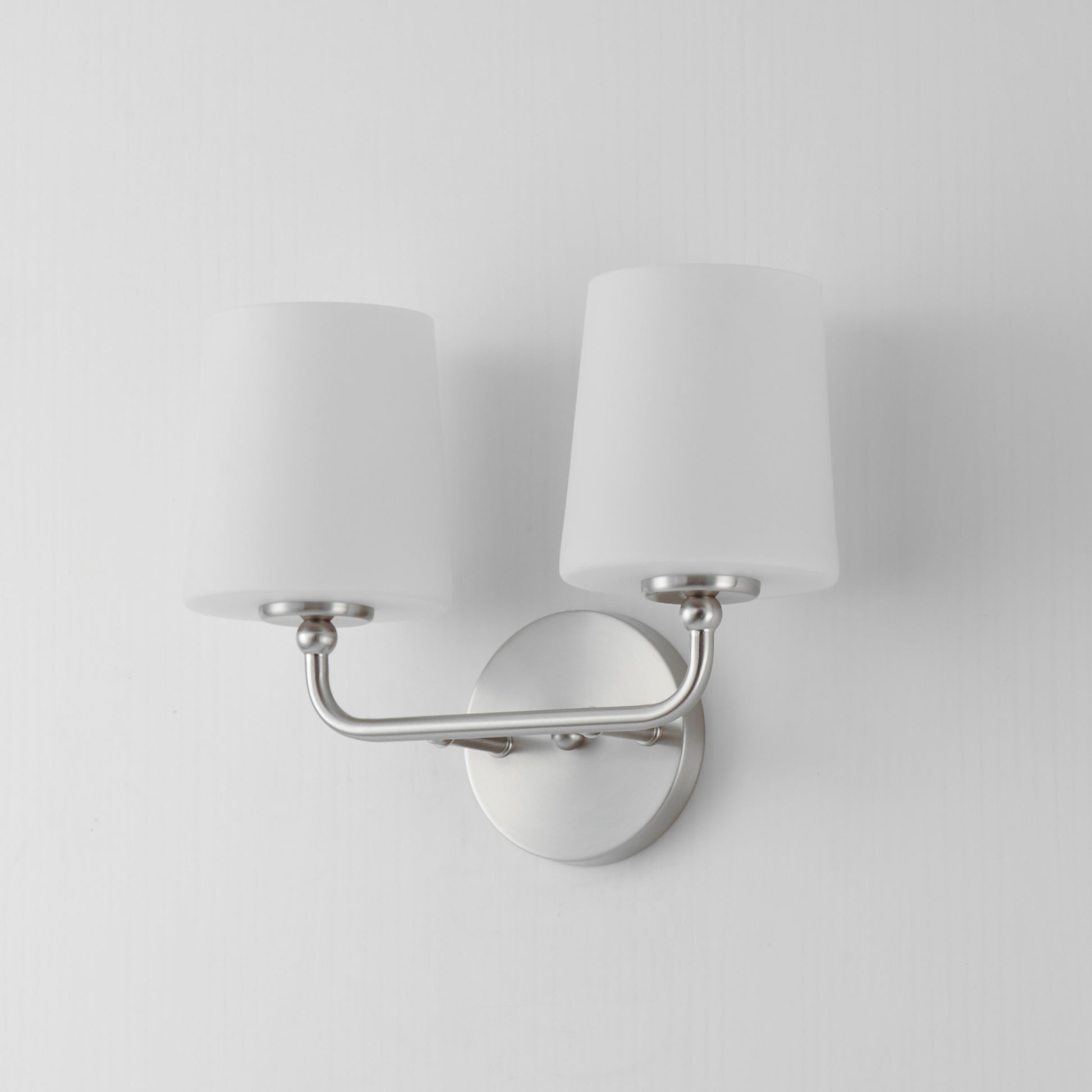 Bristol 2-Light Sconce Satin Nickel by Maxim Lighting