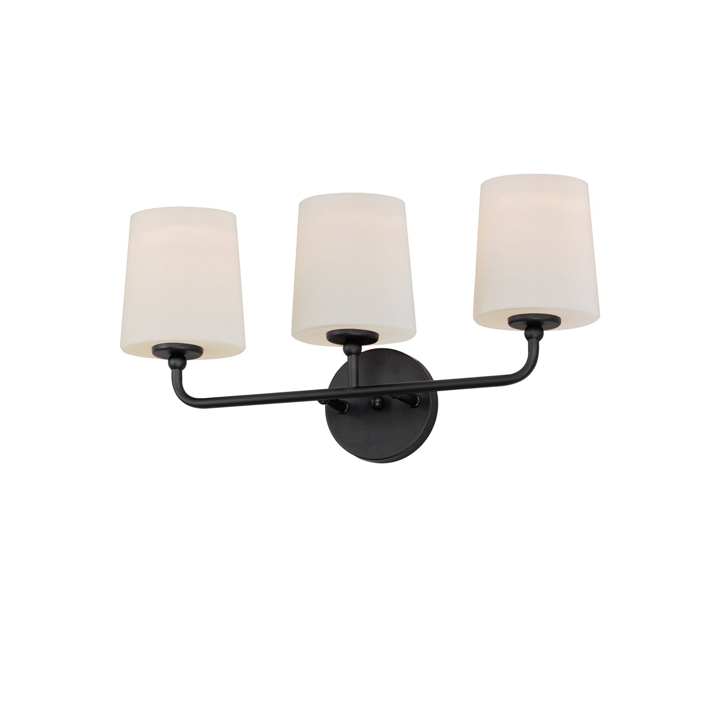 Bristol 3-Light Bath Vanity Black by Maxim Lighting