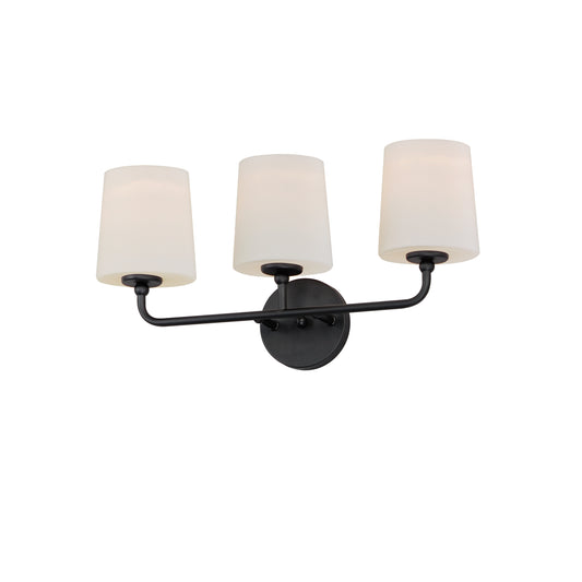 Bristol 3-Light Bath Vanity Black by Maxim Lighting