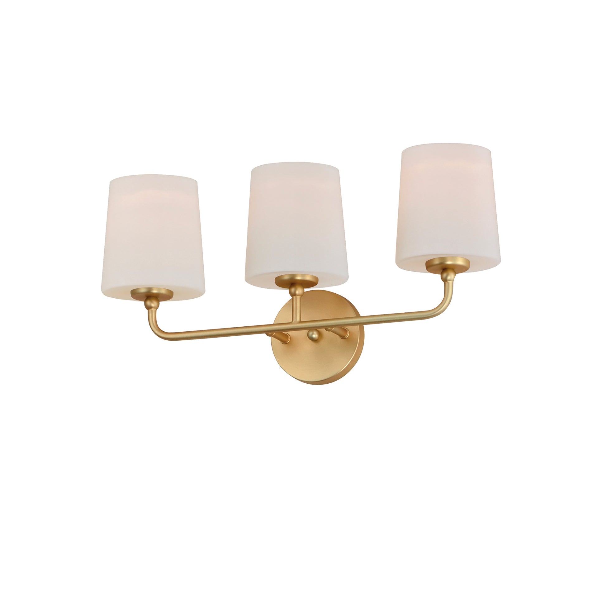 Bristol 3-Light Bath Vanity Satin Brass by Maxim Lighting
