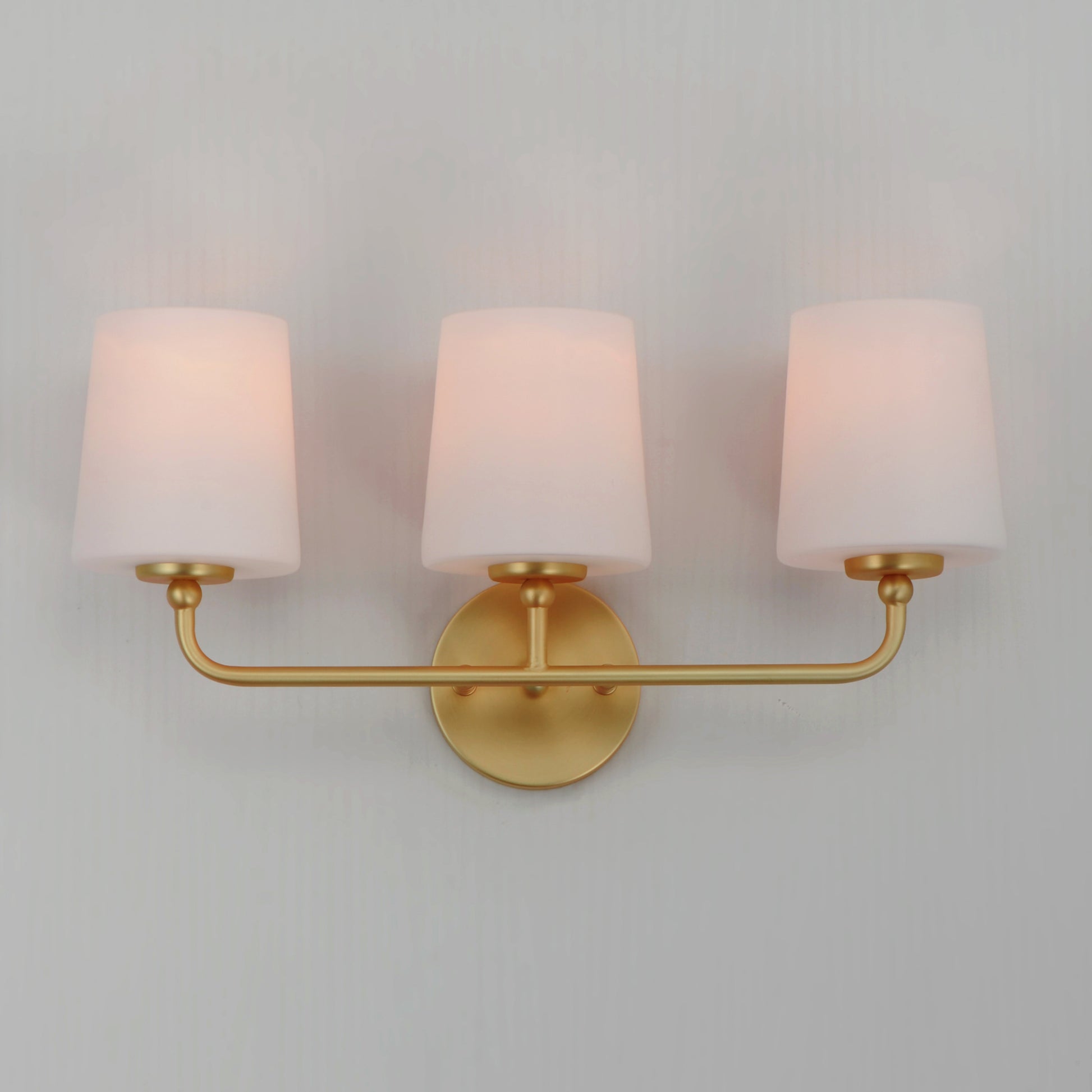 Bristol 3-Light Bath Vanity Satin Brass by Maxim Lighting