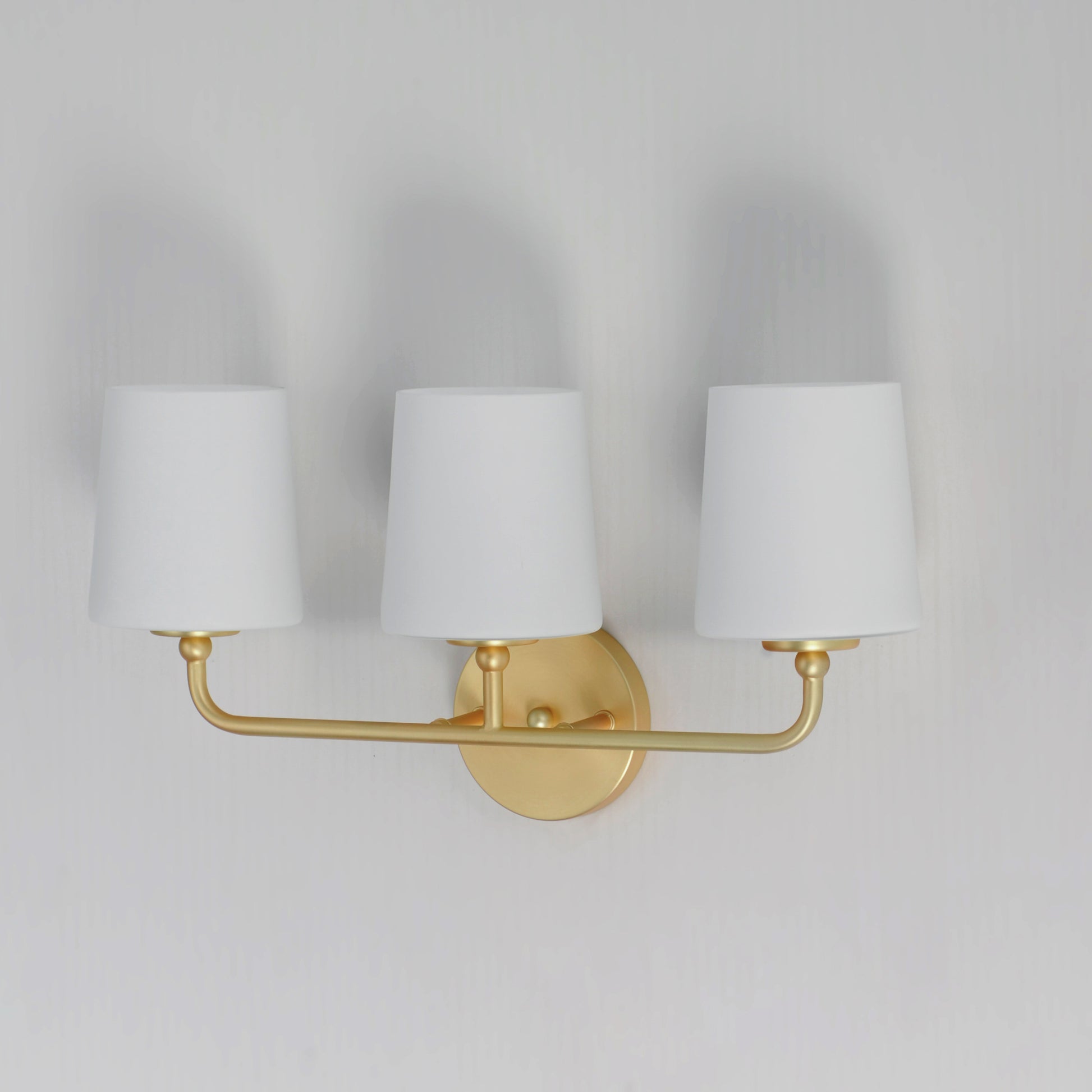 Bristol 3-Light Bath Vanity Satin Brass by Maxim Lighting