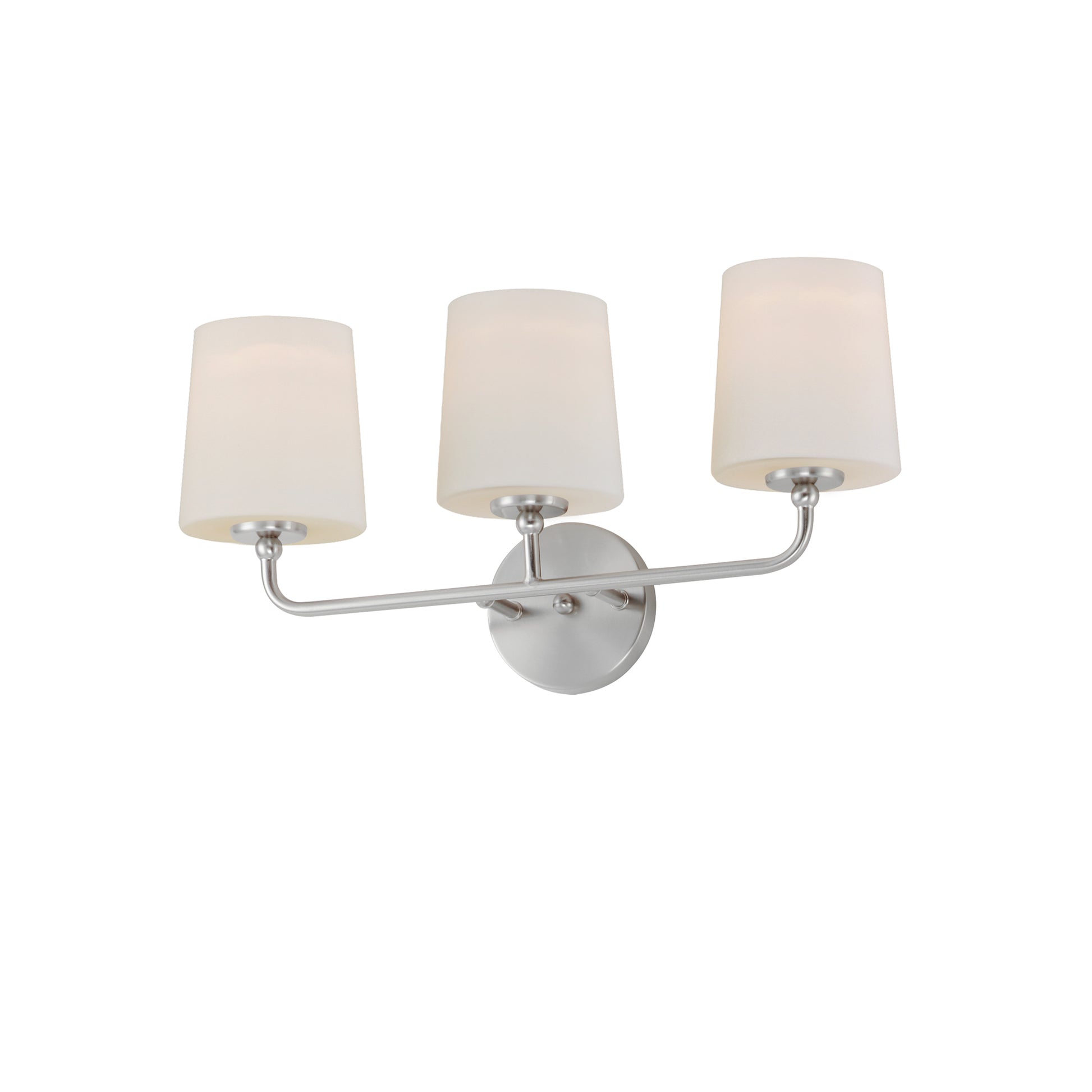 Bristol 3-Light Bath Vanity Satin Nickel by Maxim Lighting