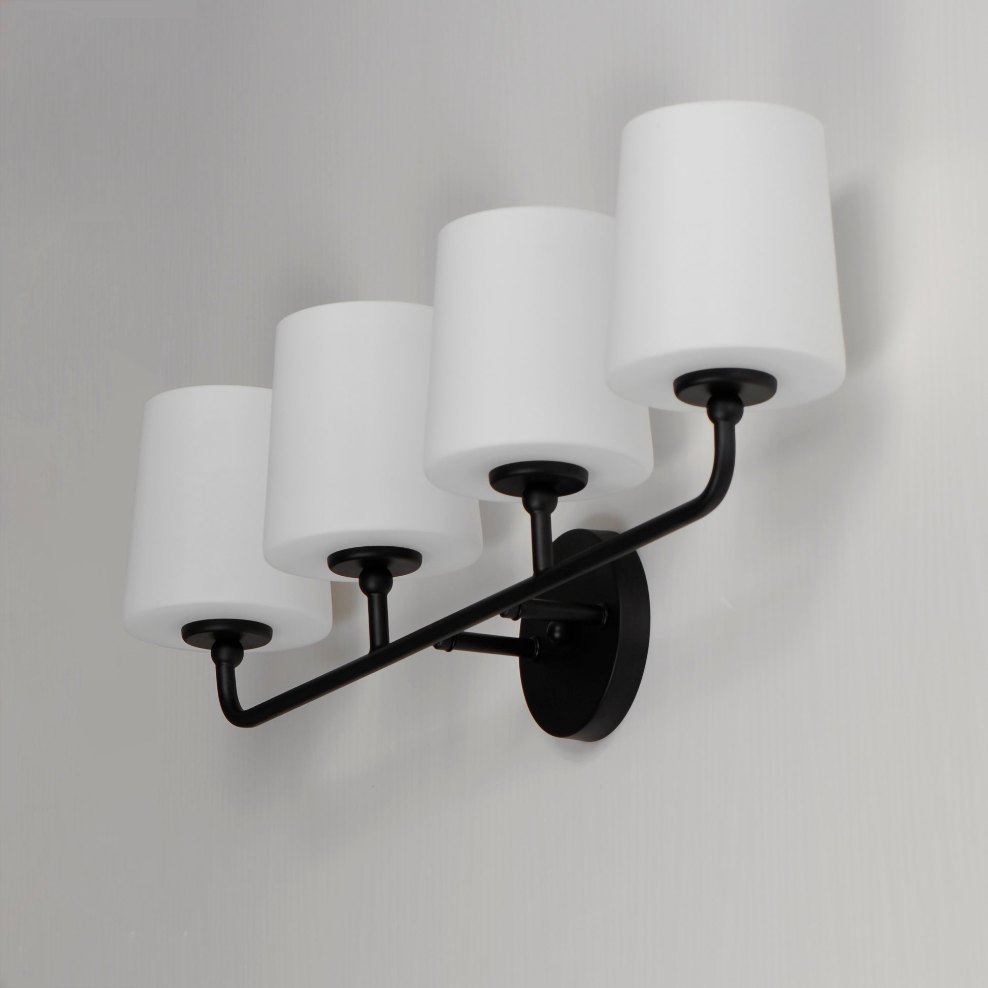 Bristol 4-Light Bath Vanity Black by Maxim Lighting