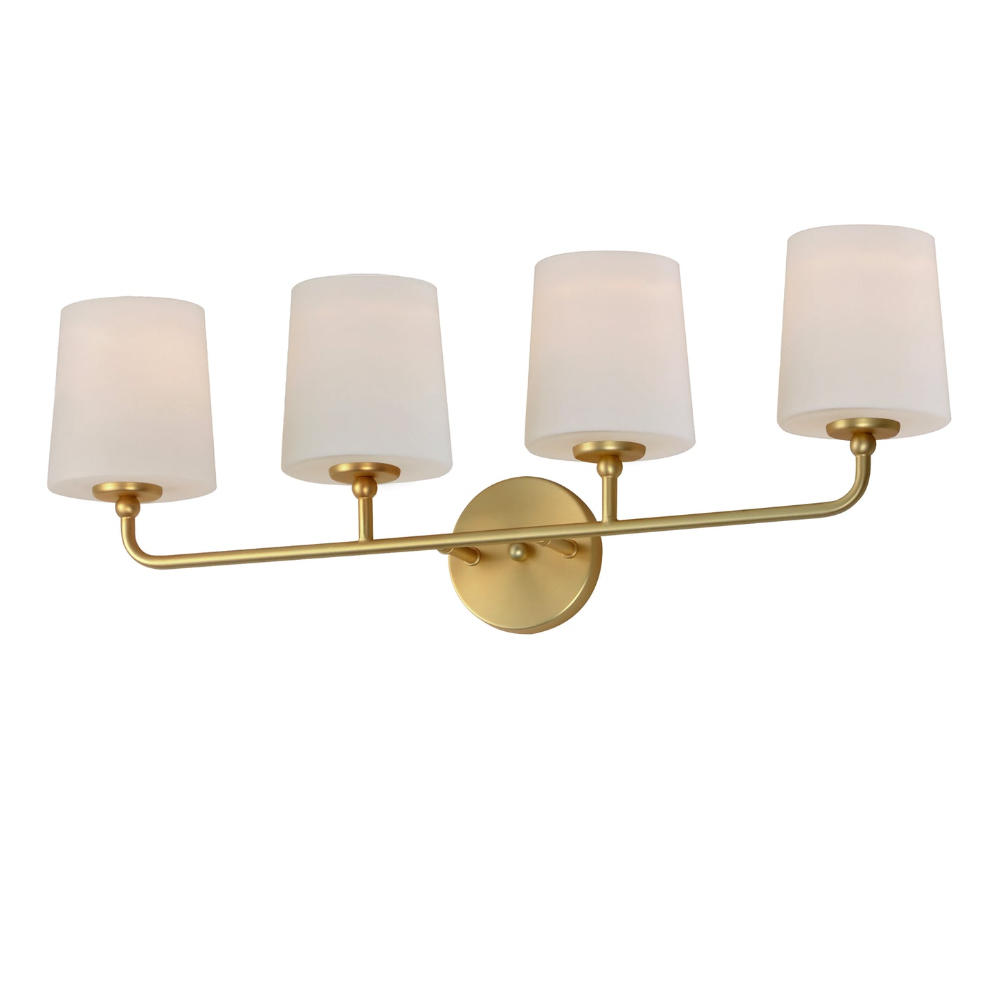 Bristol 4-Light Bath Vanity Satin Brass by Maxim Lighting