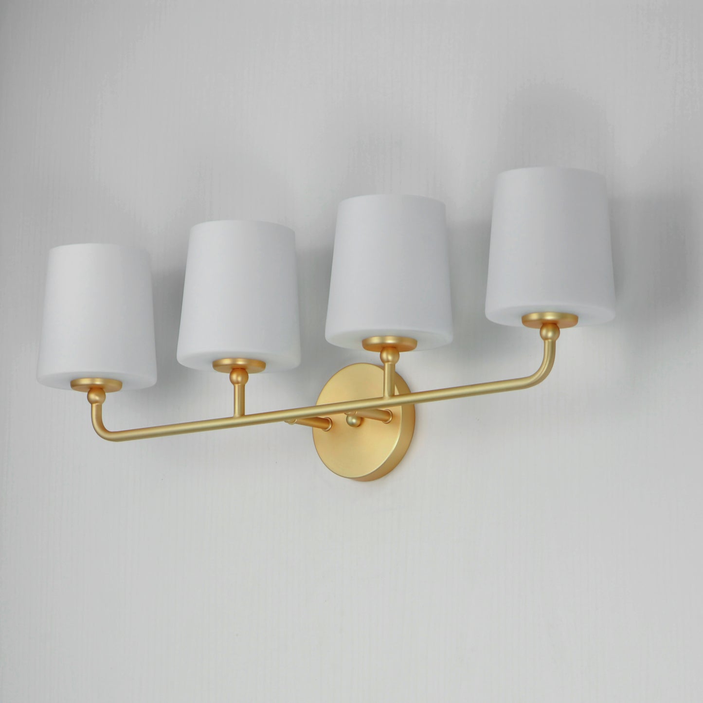 Bristol 4-Light Bath Vanity Satin Brass by Maxim Lighting