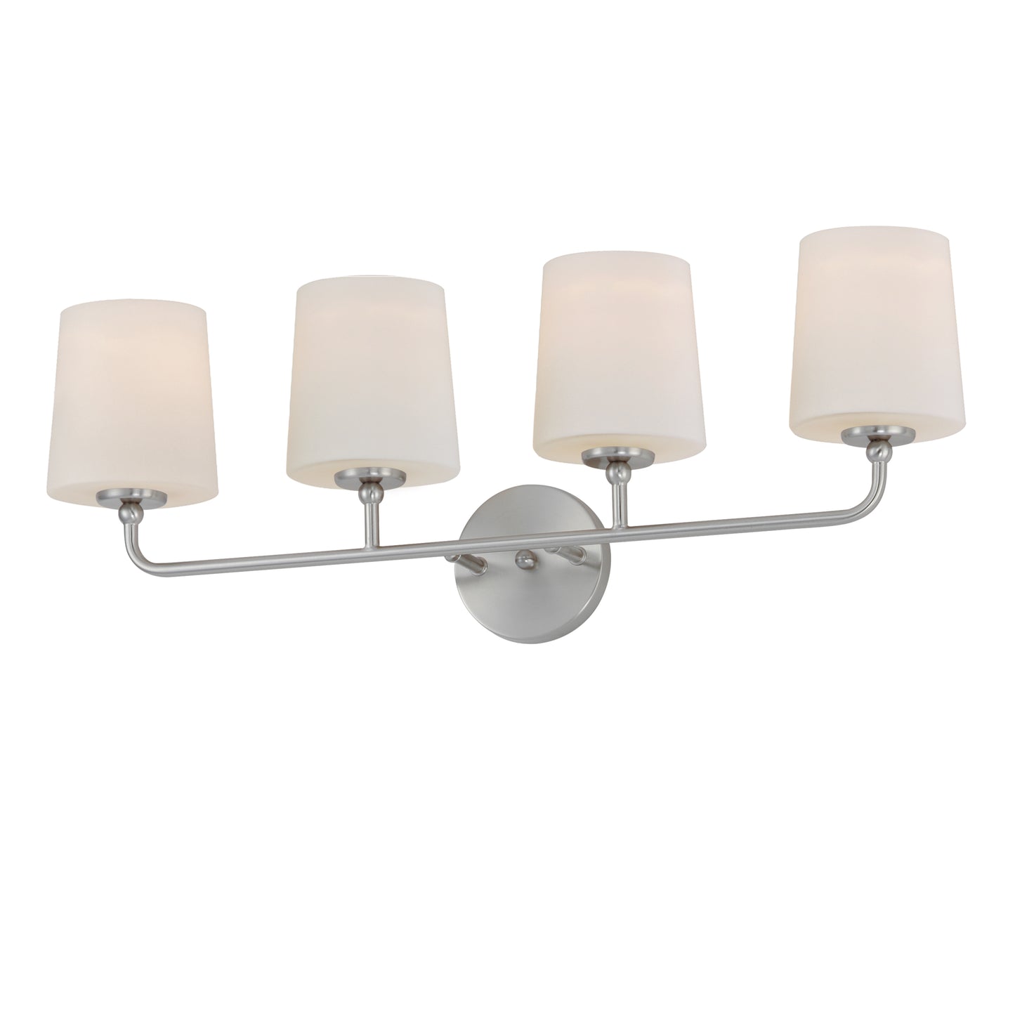 Bristol 4-Light Bath Vanity Satin Nickel by Maxim Lighting