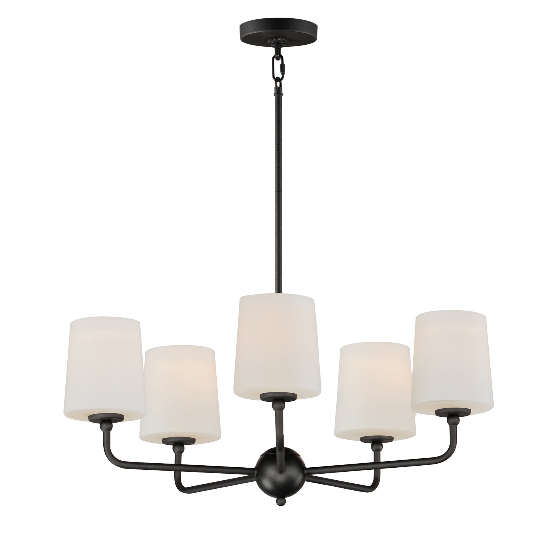 Bristol 5-Light Chandelier Anthracite by Maxim Lighting