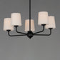 Bristol 5-Light Chandelier Anthracite by Maxim Lighting