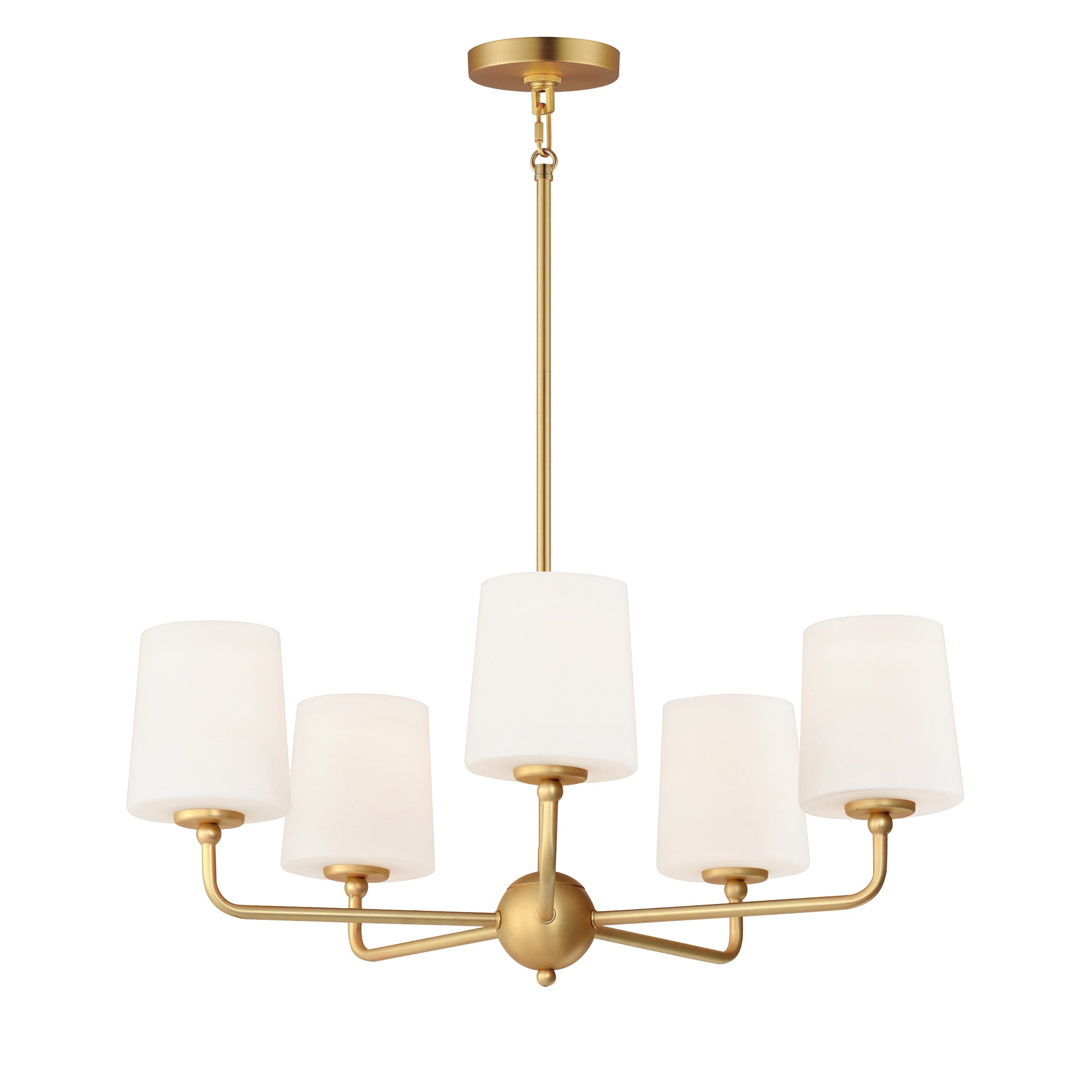 Bristol 5-Light Chandelier Satin Brass by Maxim Lighting