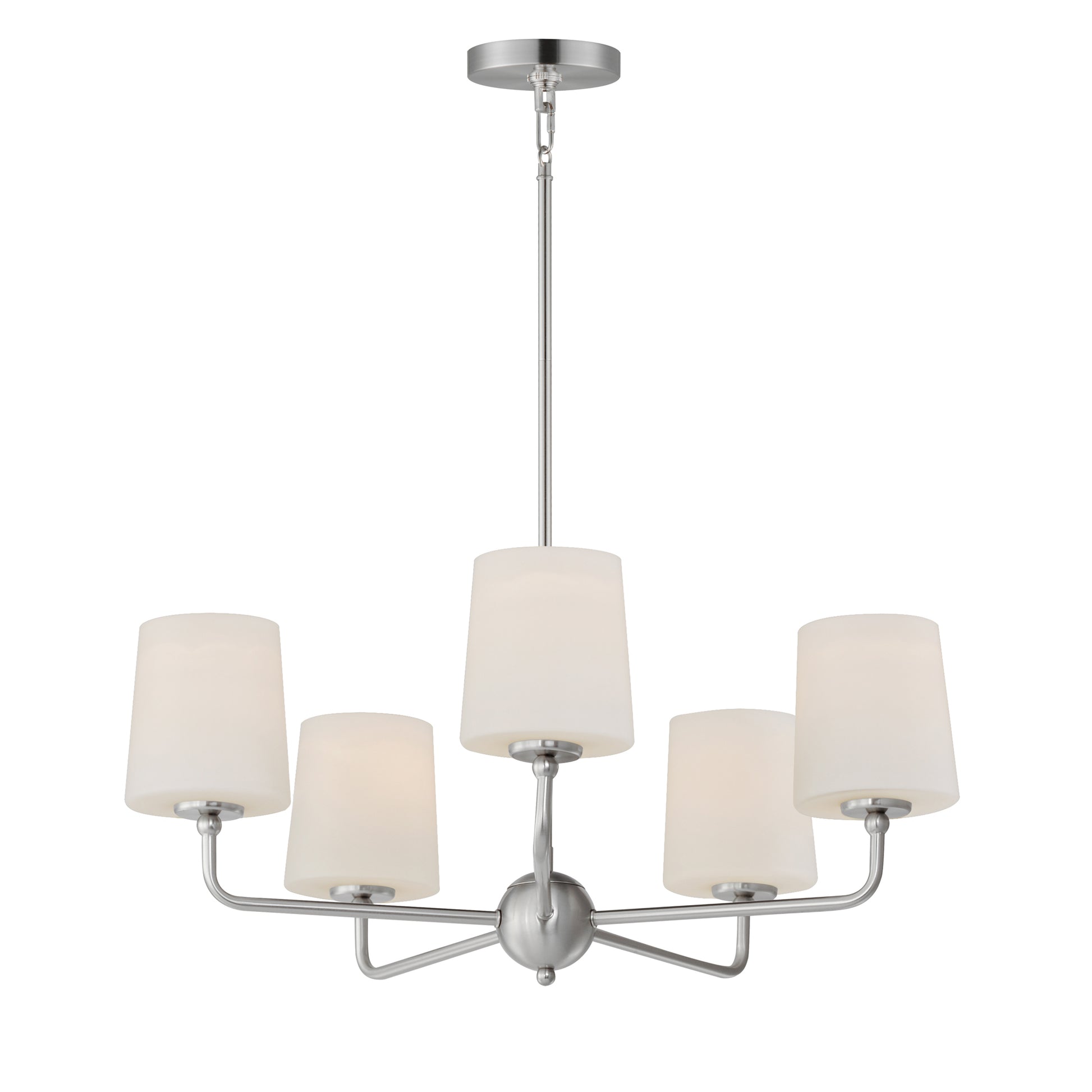 Bristol 5-Light Chandelier Satin Nickel by Maxim Lighting