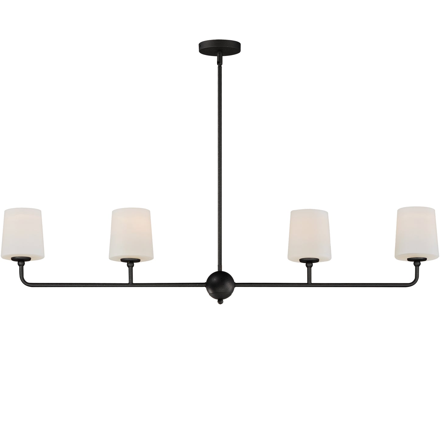 Bristol 4-Light Linear Chandelier Anthracite by Maxim Lighting