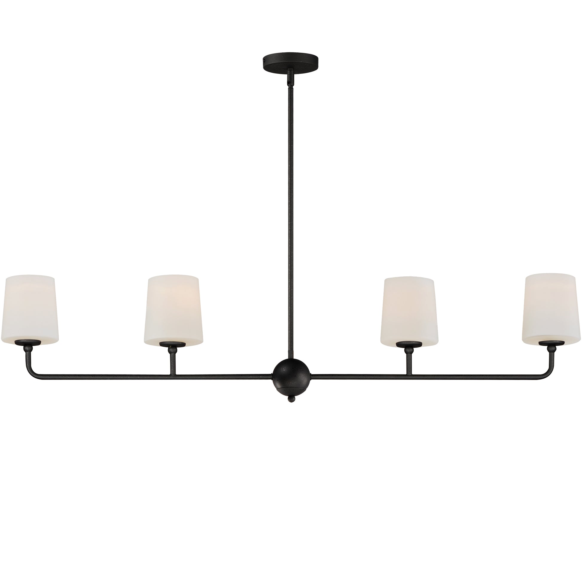 Bristol 4-Light Linear Chandelier Anthracite by Maxim Lighting