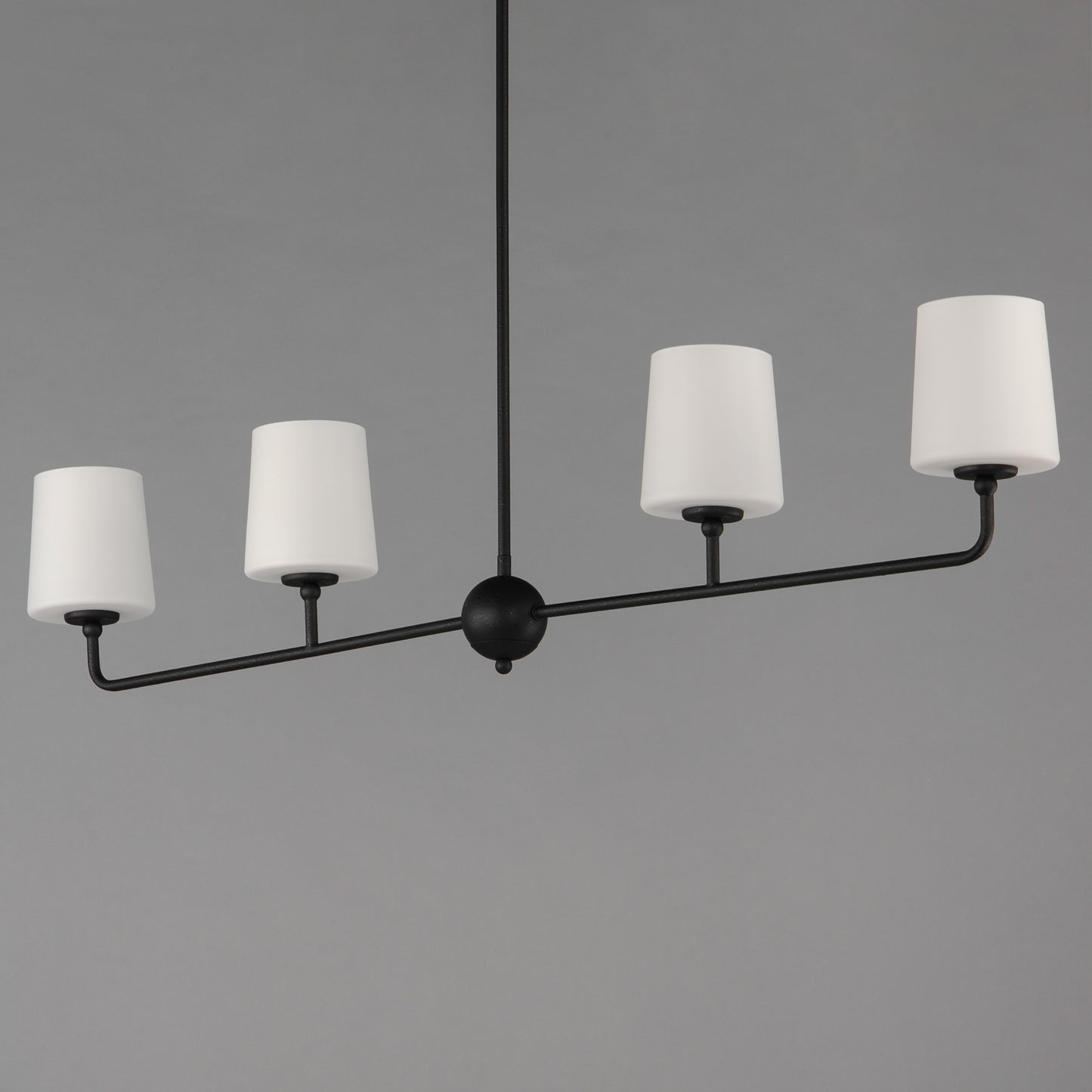 Bristol 4-Light Linear Chandelier Anthracite by Maxim Lighting