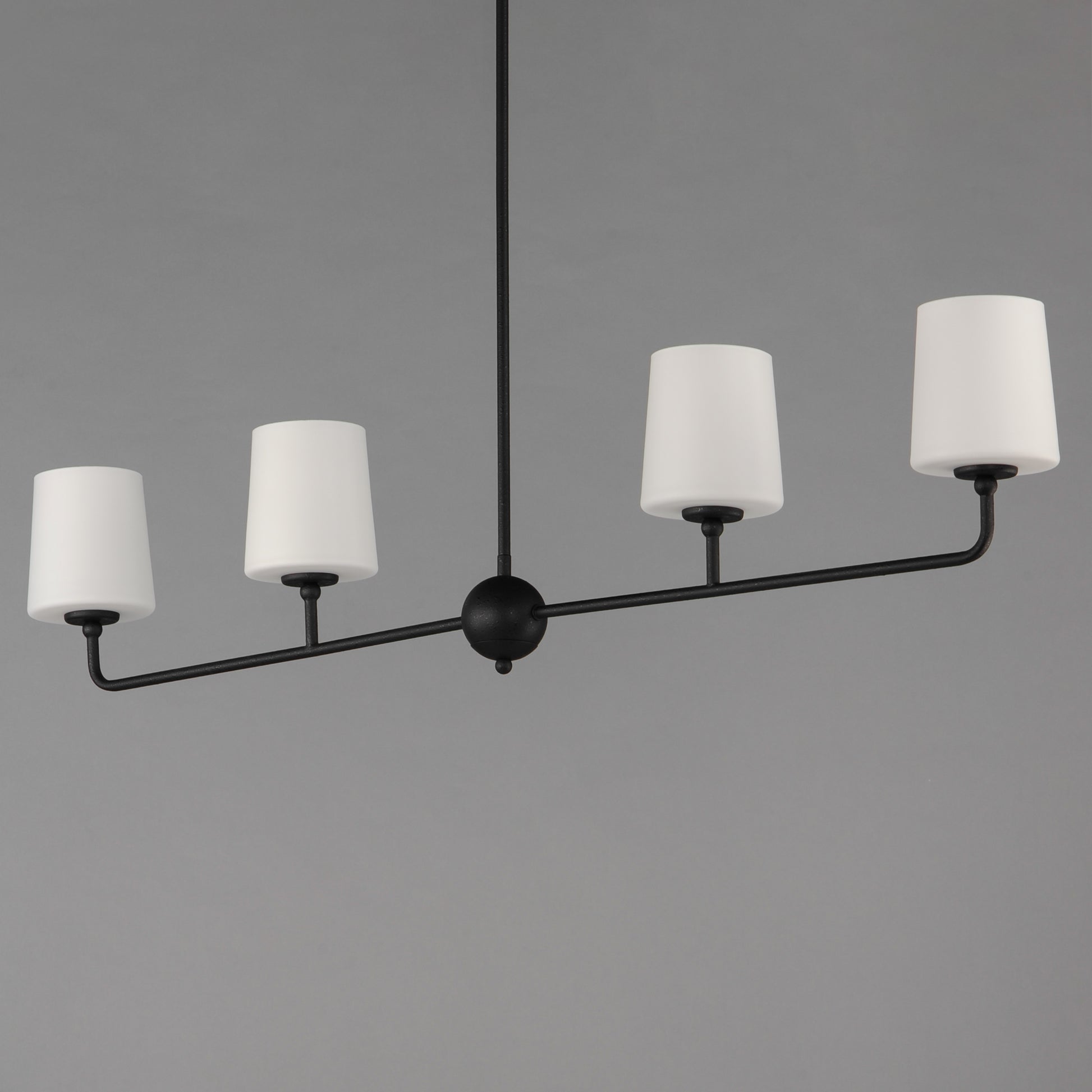 Bristol 4-Light Linear Chandelier Anthracite by Maxim Lighting