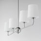 Bristol 4-Light Linear Chandelier Satin Nickel by Maxim Lighting