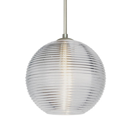 Besa Kristall 8 cable pendant glass option – Clear