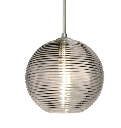 Besa Kristall 8 stem pendant glass option – Smoke