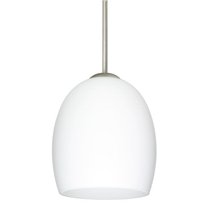 Besa Lucia stem pendant glass option – Opal Matte