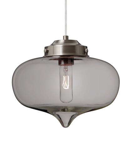 Besa Mira stem pendant glass option – Smoke