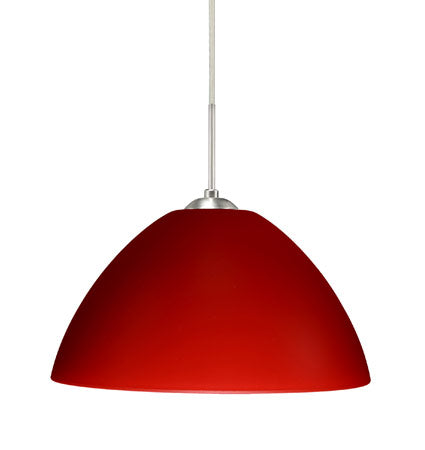 Besa Tessa stem pendant glass option – Red Matte