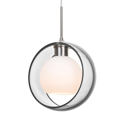 Besa Mana stem pendant glass option – Clear/Opal