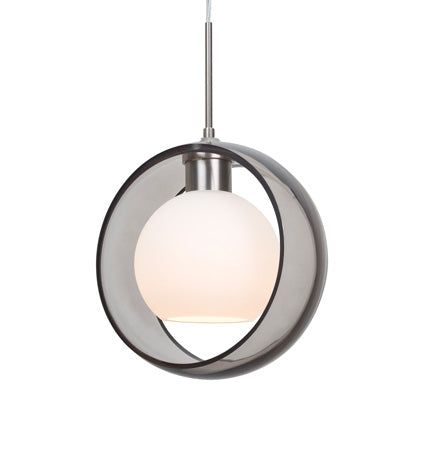 Besa Mana stem pendant glass option – Smoke/Opal