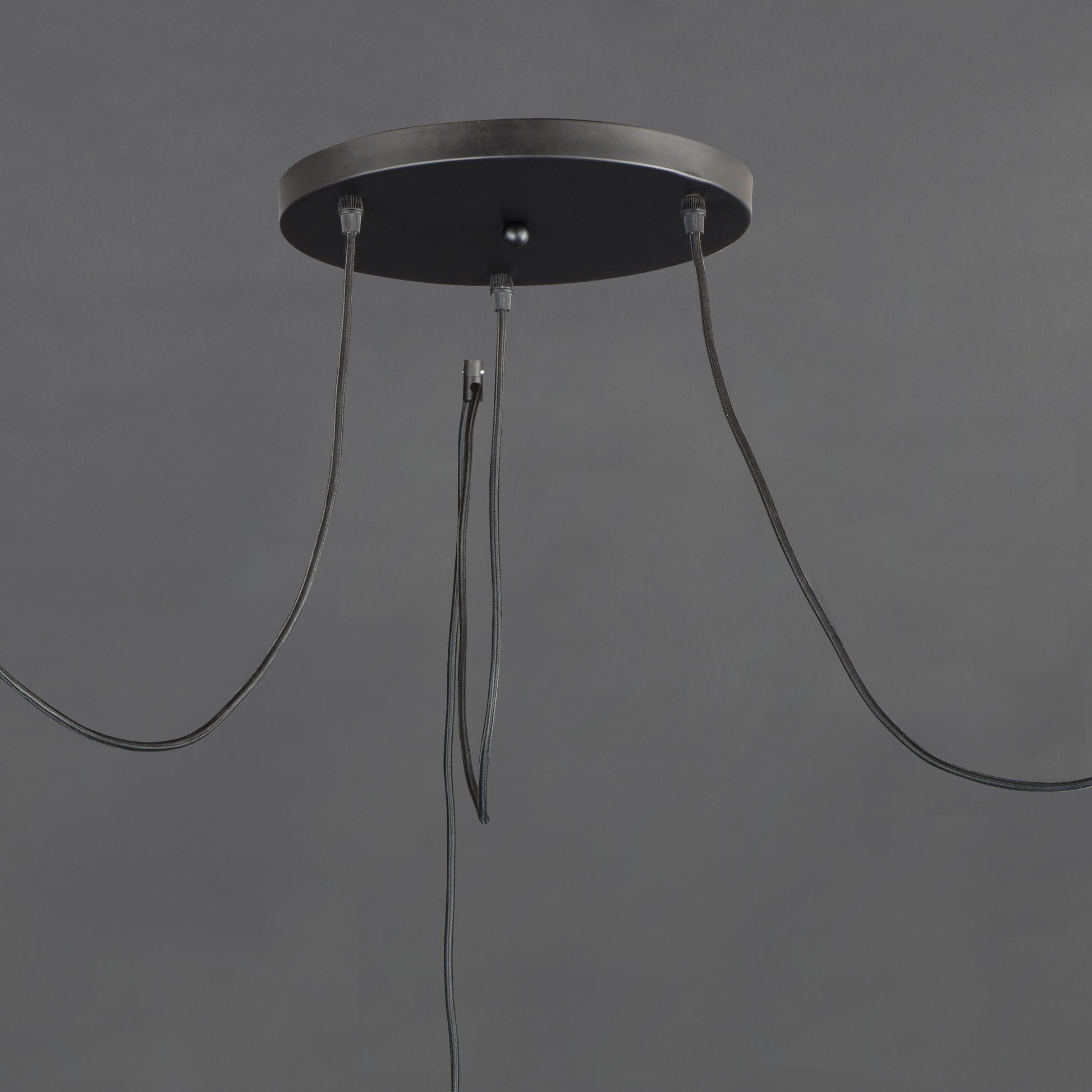 Early Electric 3-Light Pendant Black/Antique Brass by Maxim Lighting