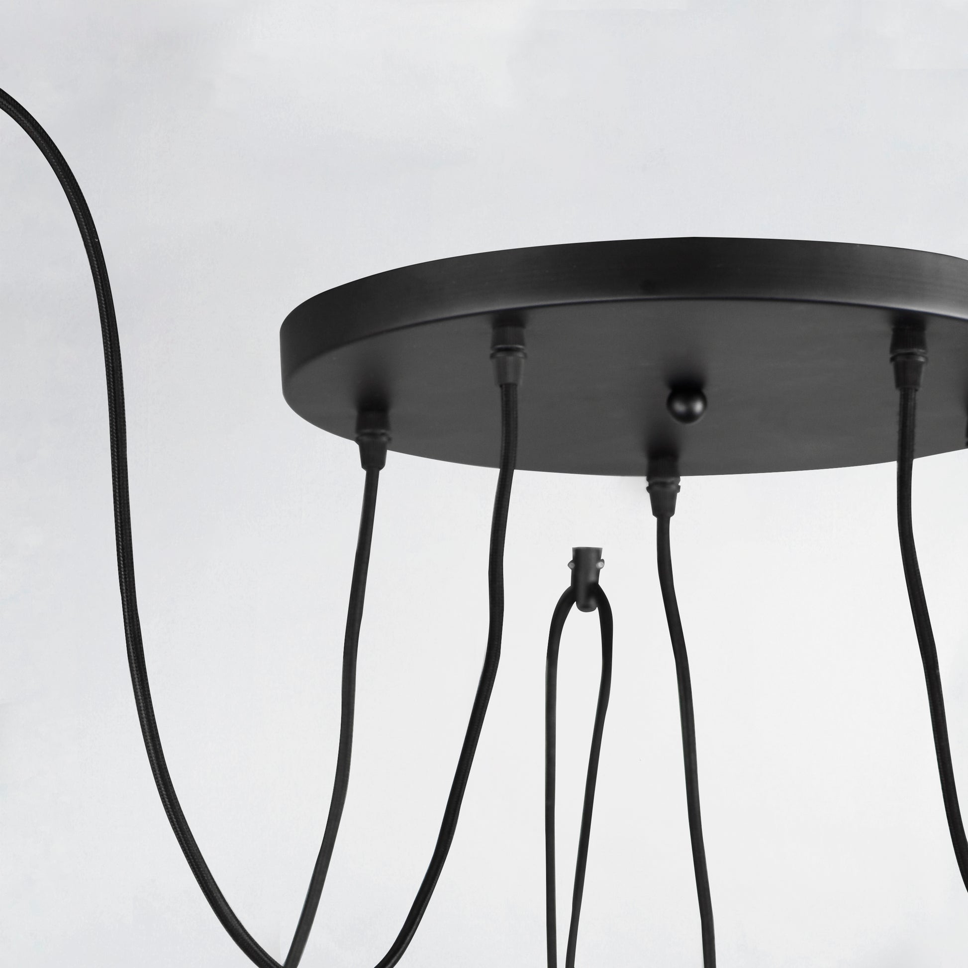 Early Electric 5-Light Pendant Black/Antique Brass by Maxim Lighting