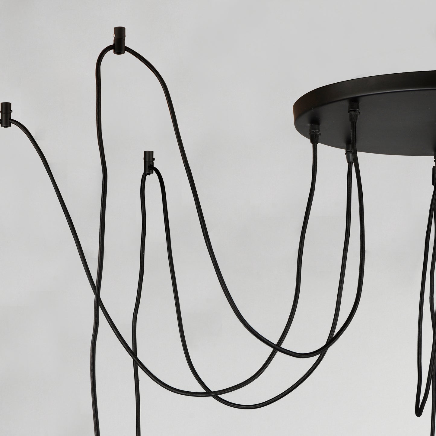 Early Electric 8-Light Pendant Black/Antique Brass by Maxim Lighting