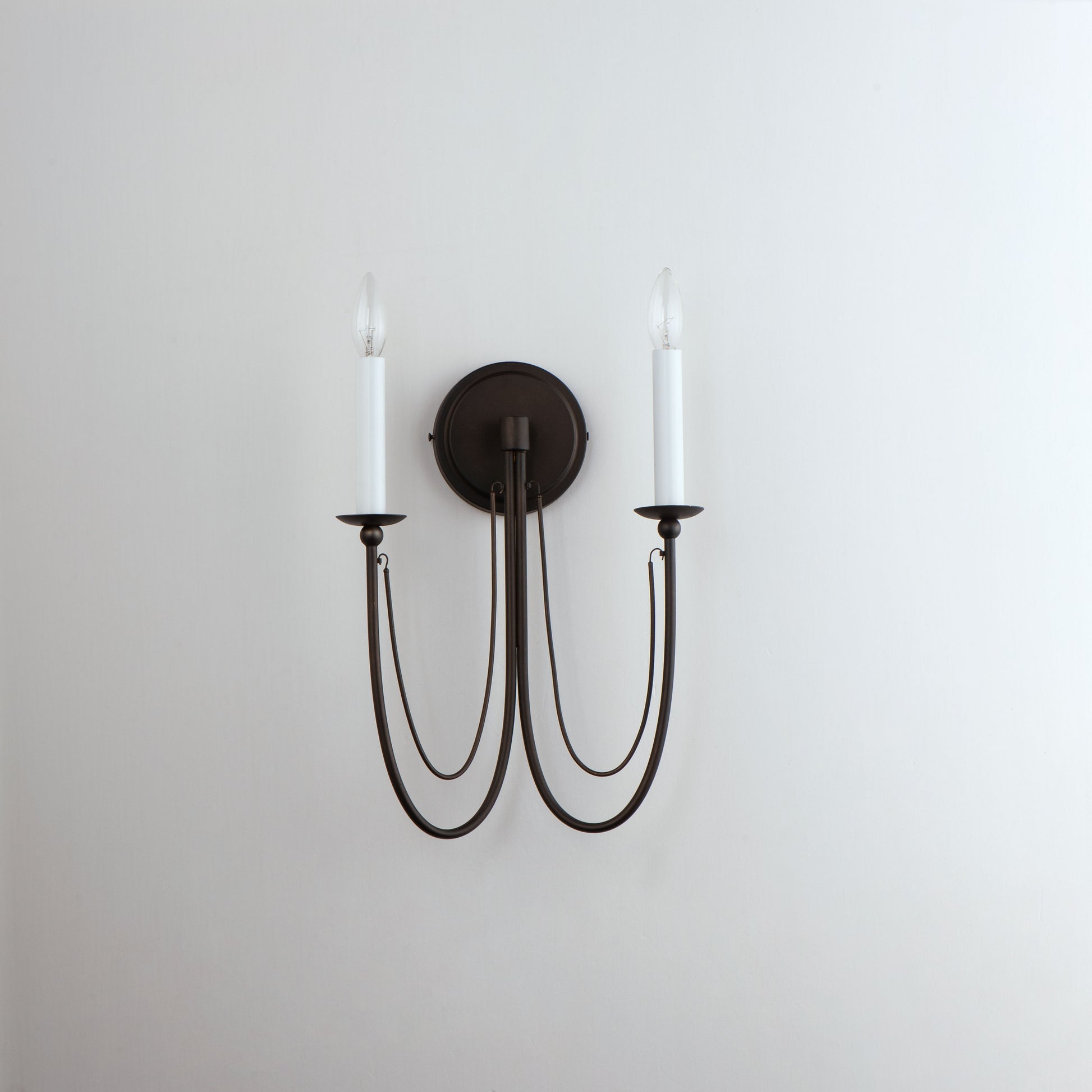 Plumette 2-Light Wall Sconce Chestnut Bronze by Maxim Lighting