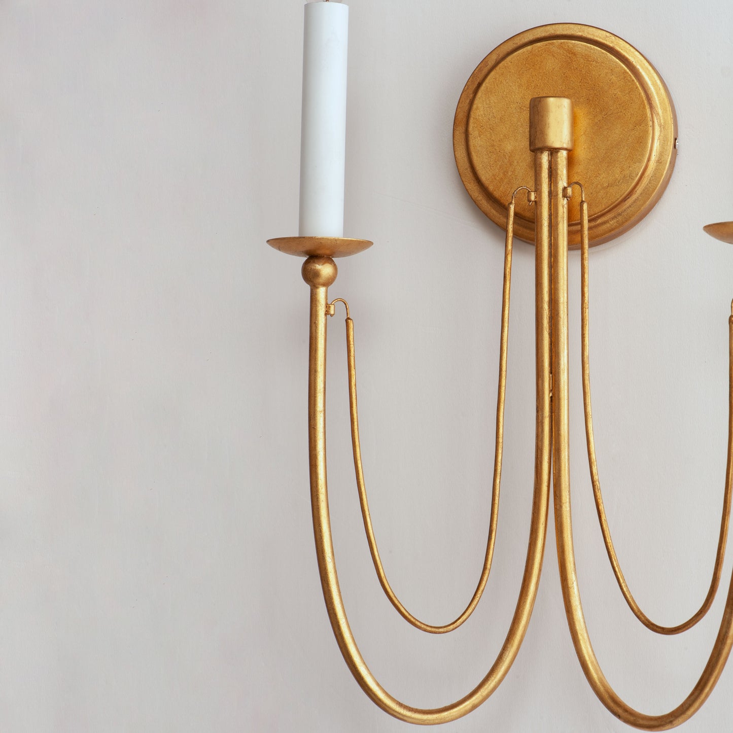 Plumette 2-Light Wall Sconce Gold Leaf by Maxim Lighting