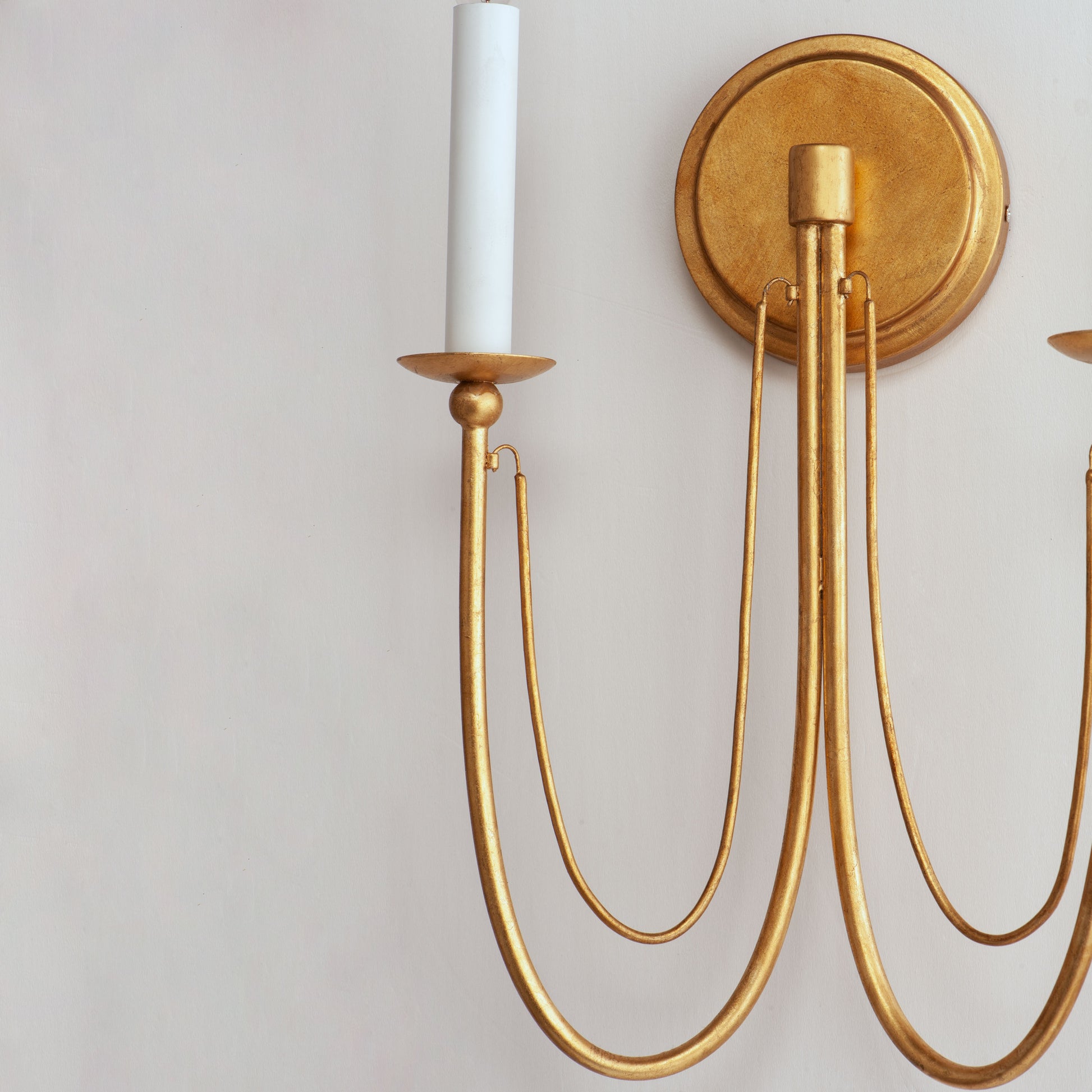 Plumette 2-Light Wall Sconce Gold Leaf by Maxim Lighting