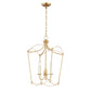 Plumette 3-Light Pendant Gold Leaf by Maxim Lighting