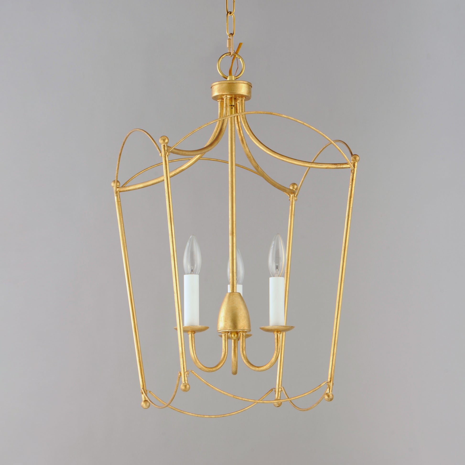Plumette 3-Light Pendant Gold Leaf by Maxim Lighting