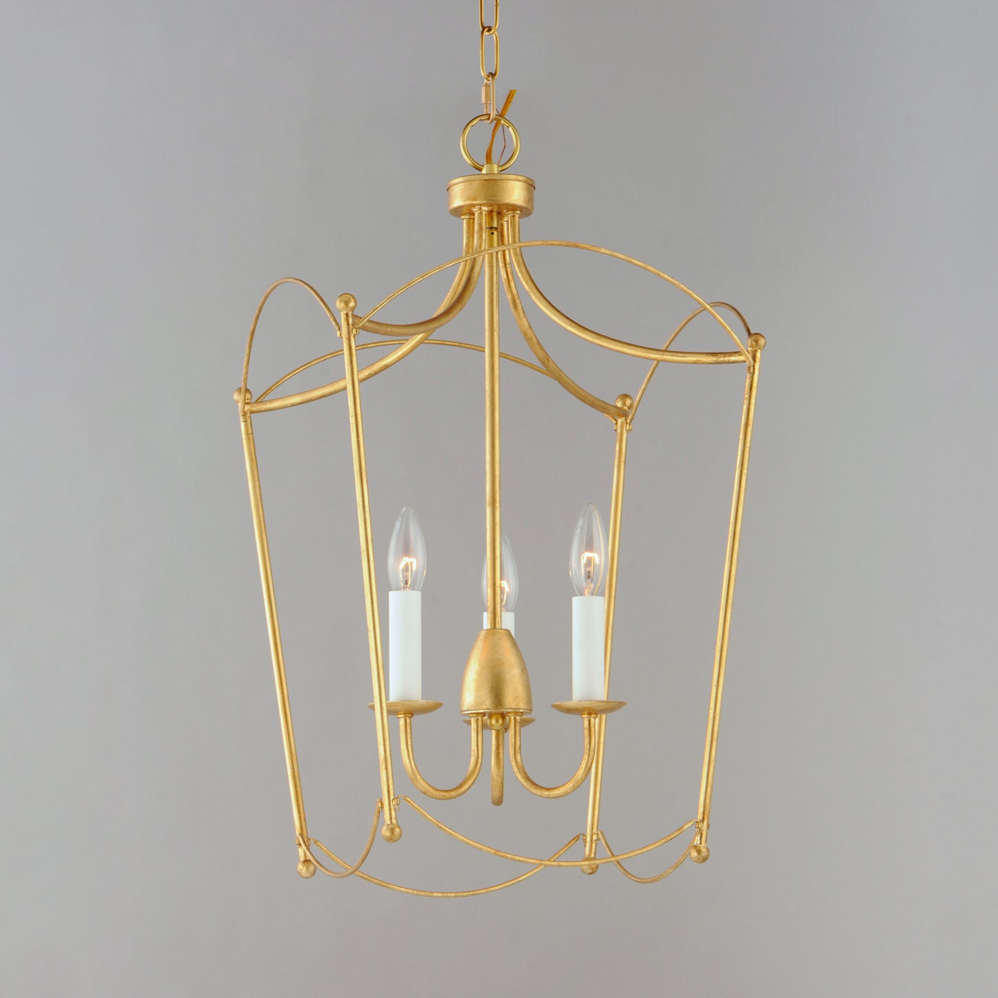 Plumette 3-Light Pendant Gold Leaf by Maxim Lighting
