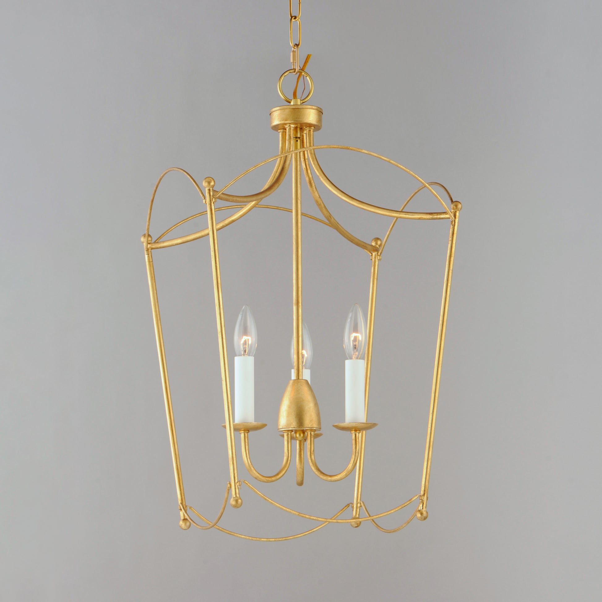 Plumette 3-Light Pendant Gold Leaf by Maxim Lighting