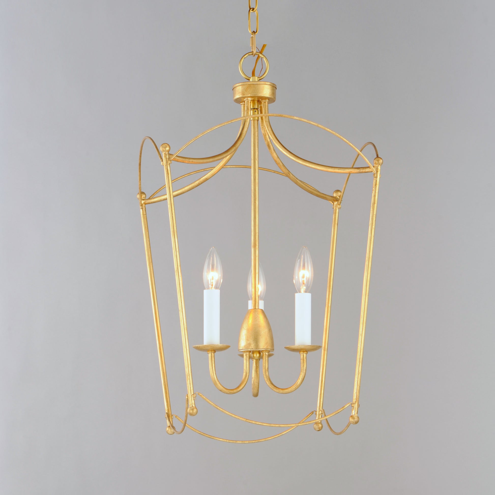 Plumette 3-Light Pendant Gold Leaf by Maxim Lighting