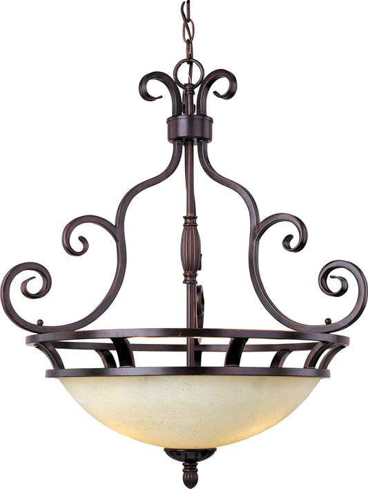 Manor 3-Light Pendant Oil Rubbed Bronze by Maxim Lighting
