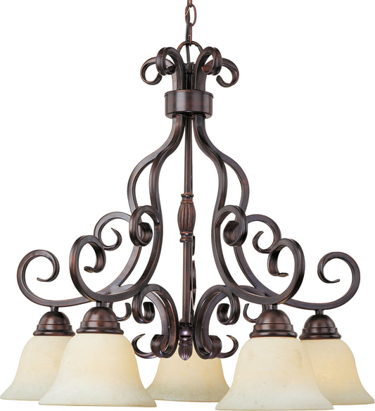 Manor 5-Light Chandelier Oil Rubbed Bronze by Maxim Lighting