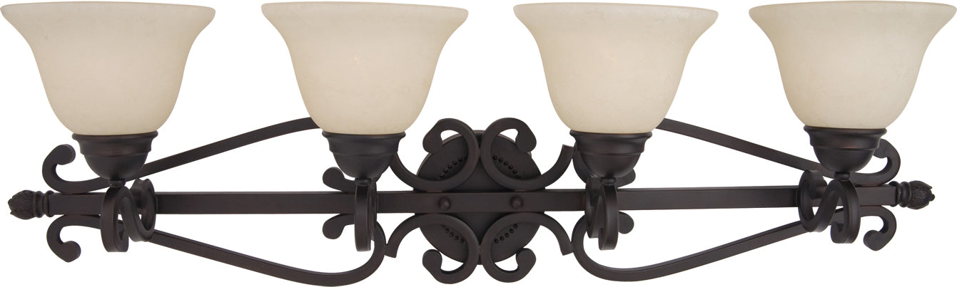 Manor 4-Light Bath Vanity Oil Rubbed Bronze by Maxim Lighting