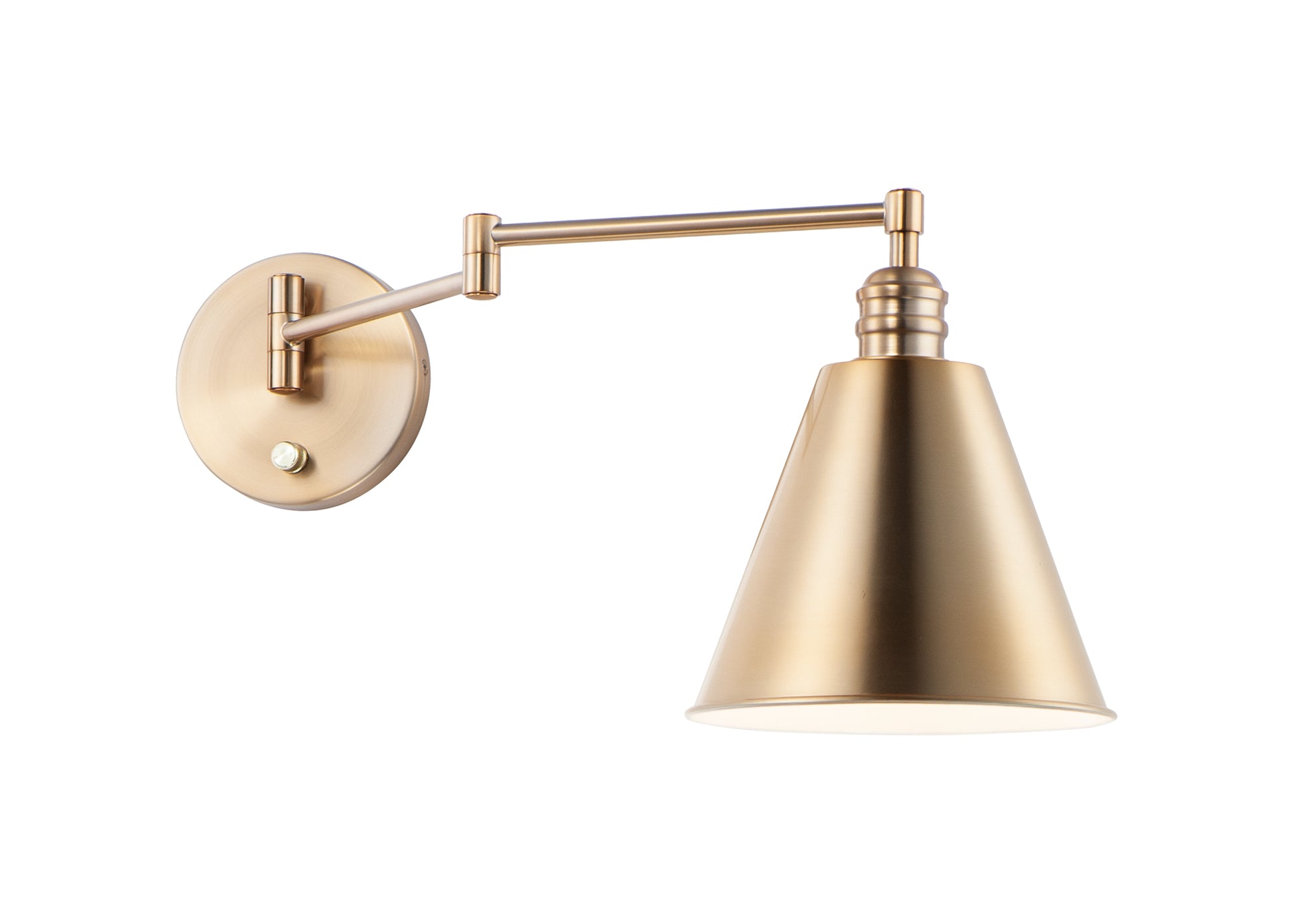Library Wall Sconce Horizontal Swing Arm Heritage by Maxim Lighting