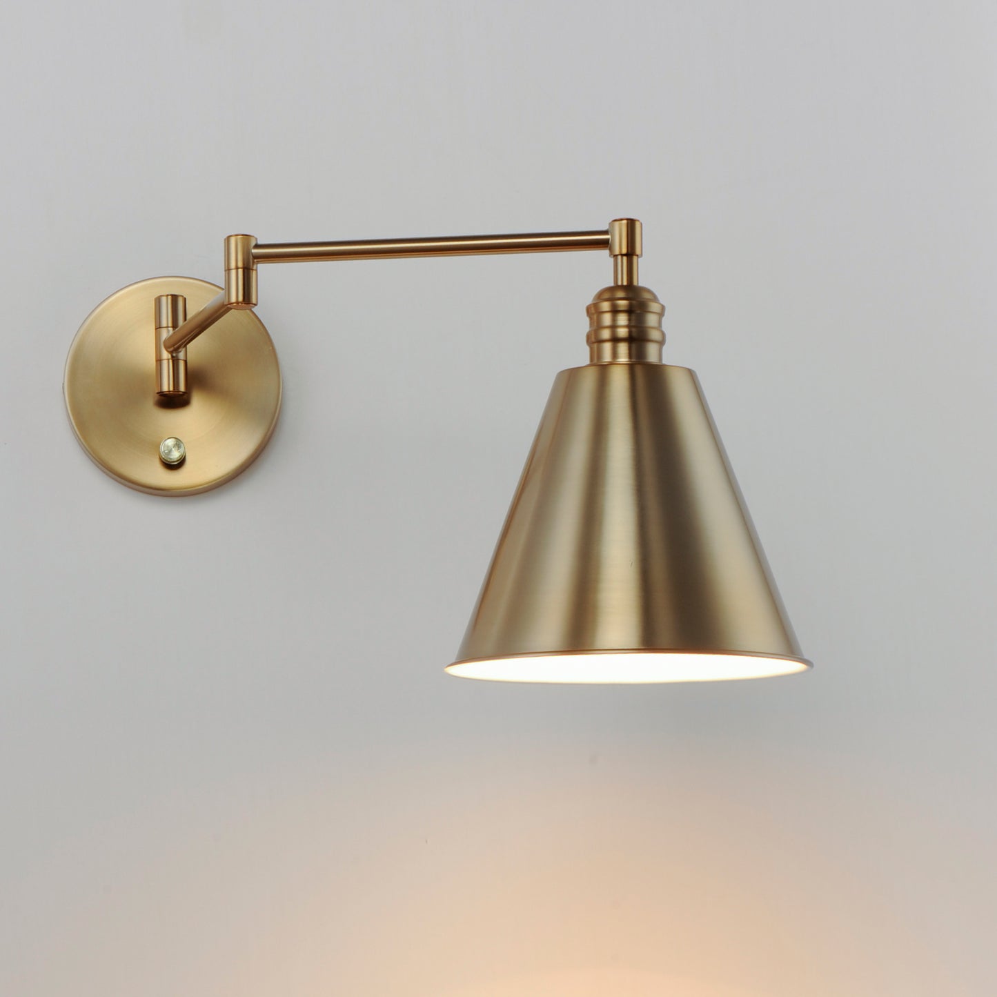 Library Wall Sconce Horizontal Swing Arm Heritage by Maxim Lighting