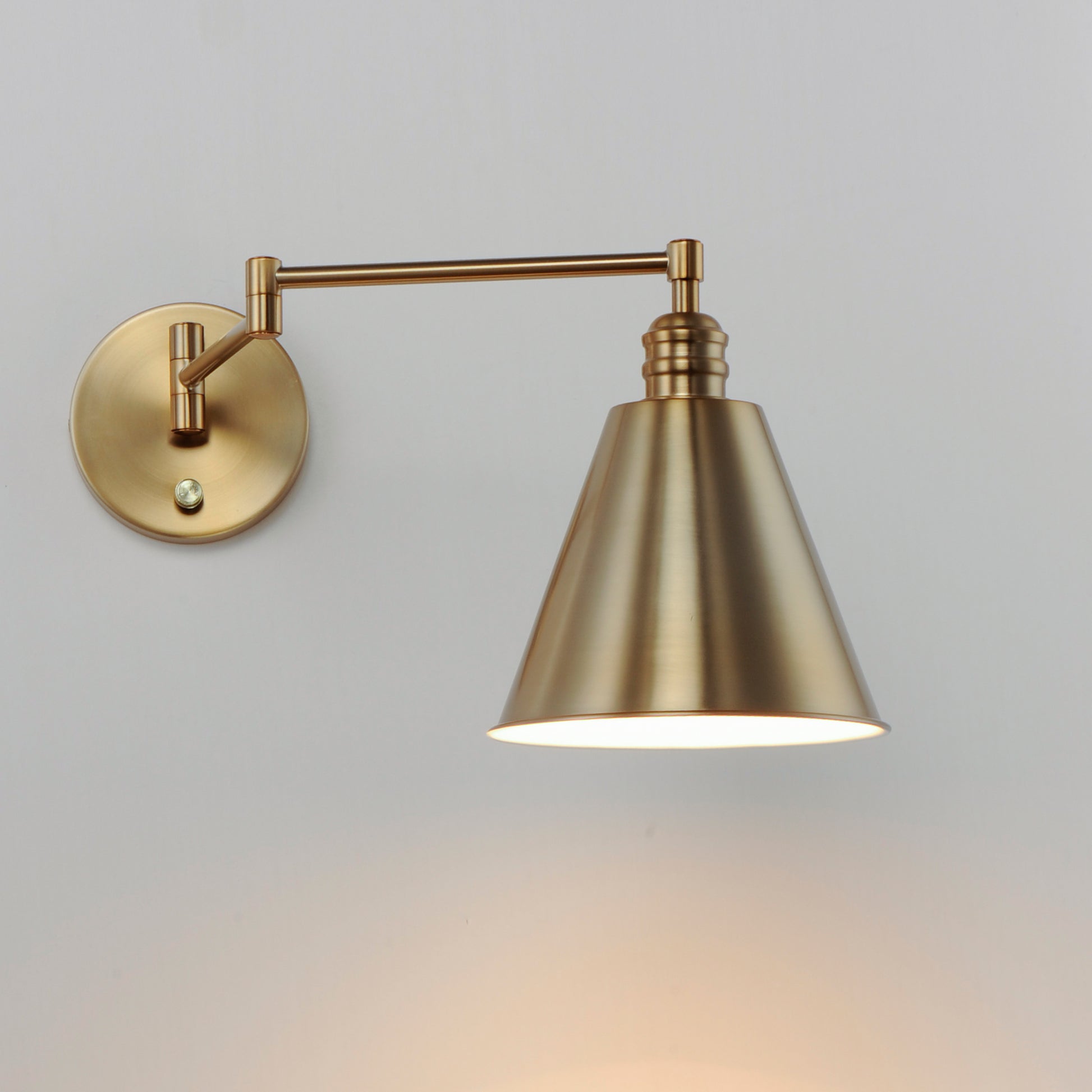 Library Wall Sconce Horizontal Swing Arm Heritage by Maxim Lighting