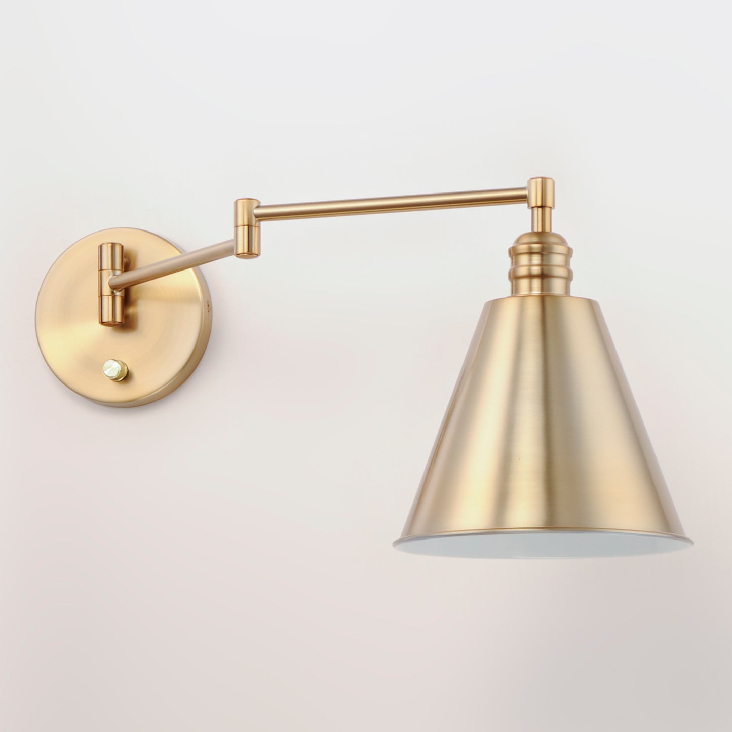 Library Wall Sconce Horizontal Swing Arm Heritage by Maxim Lighting