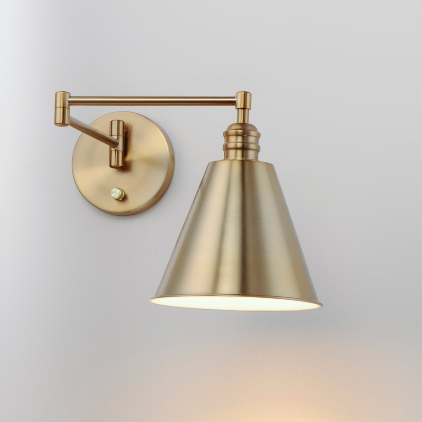 Library Wall Sconce Horizontal Swing Arm Heritage by Maxim Lighting