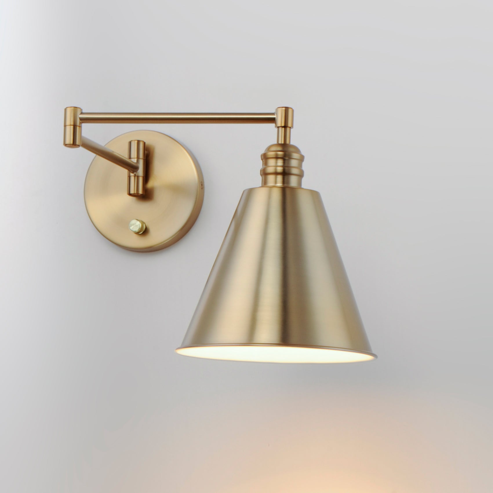 Library Wall Sconce Horizontal Swing Arm Heritage by Maxim Lighting